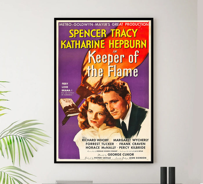 Keeper of the Flame 1943 - US - v3 - Classic Movie Poster