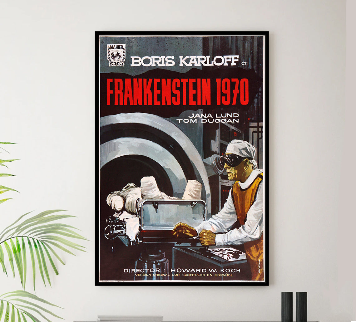 Frankenstein - 1970 1958 - Spain - v1 - Classic Movie Poster