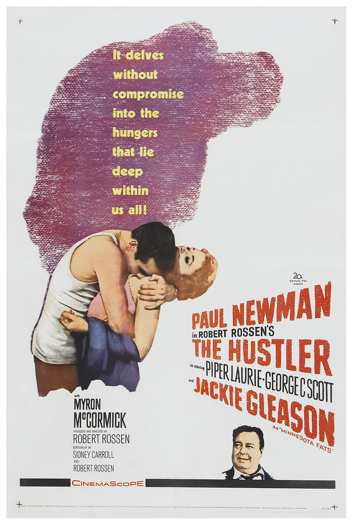 The Hustler 1961 - Paul Newman - US - Classic Movie Poster