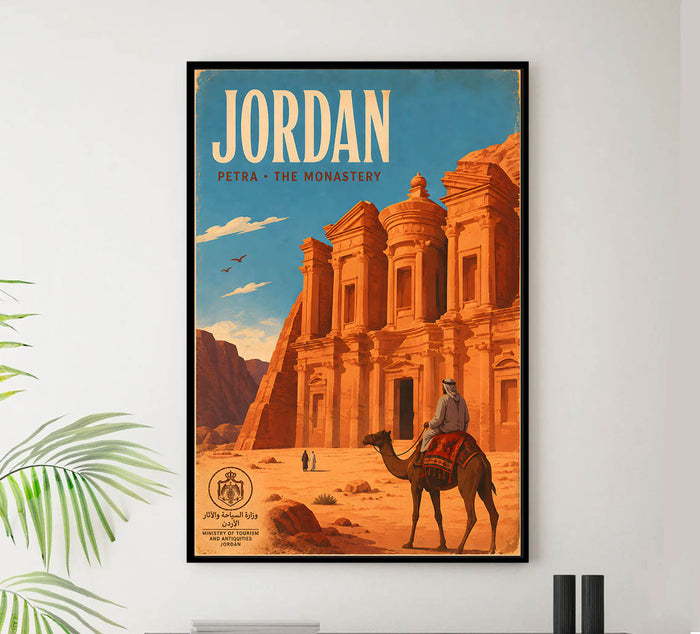 Jordan - Tourism - v1 - Vintage Travel Poster