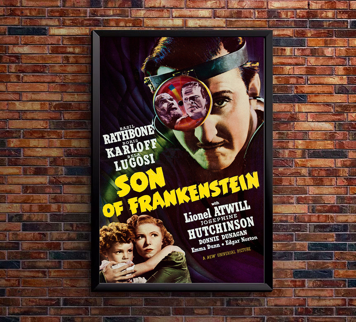 Son of Frankenstein 1939 - US - v2 - Classic Movie Poster