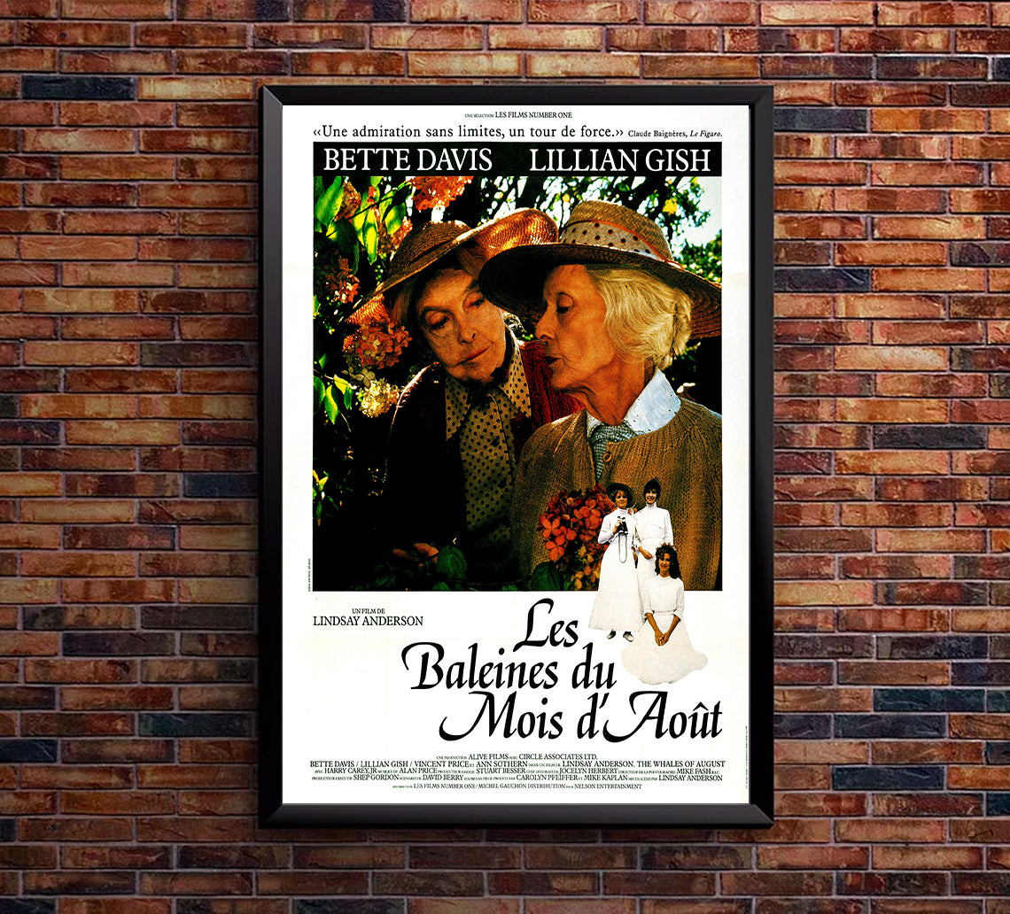 The Whales of August 1987 - France - v1 - Classic Movie Poster