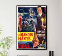 House on Haunted Hill 1959 - Belgium - v1 - Classic Movie Poster