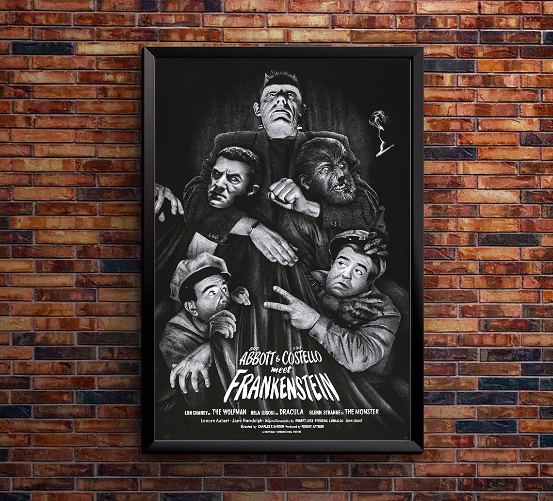 Bud Abbott Lou Costello Meet Frankenstein 1948 - US - v11 - Classic Movie Poster