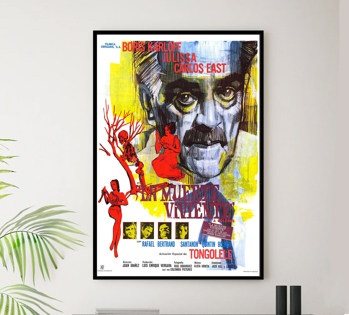 La muerte viviente 1971 - Mexico - v1 - Classic Movie Poster