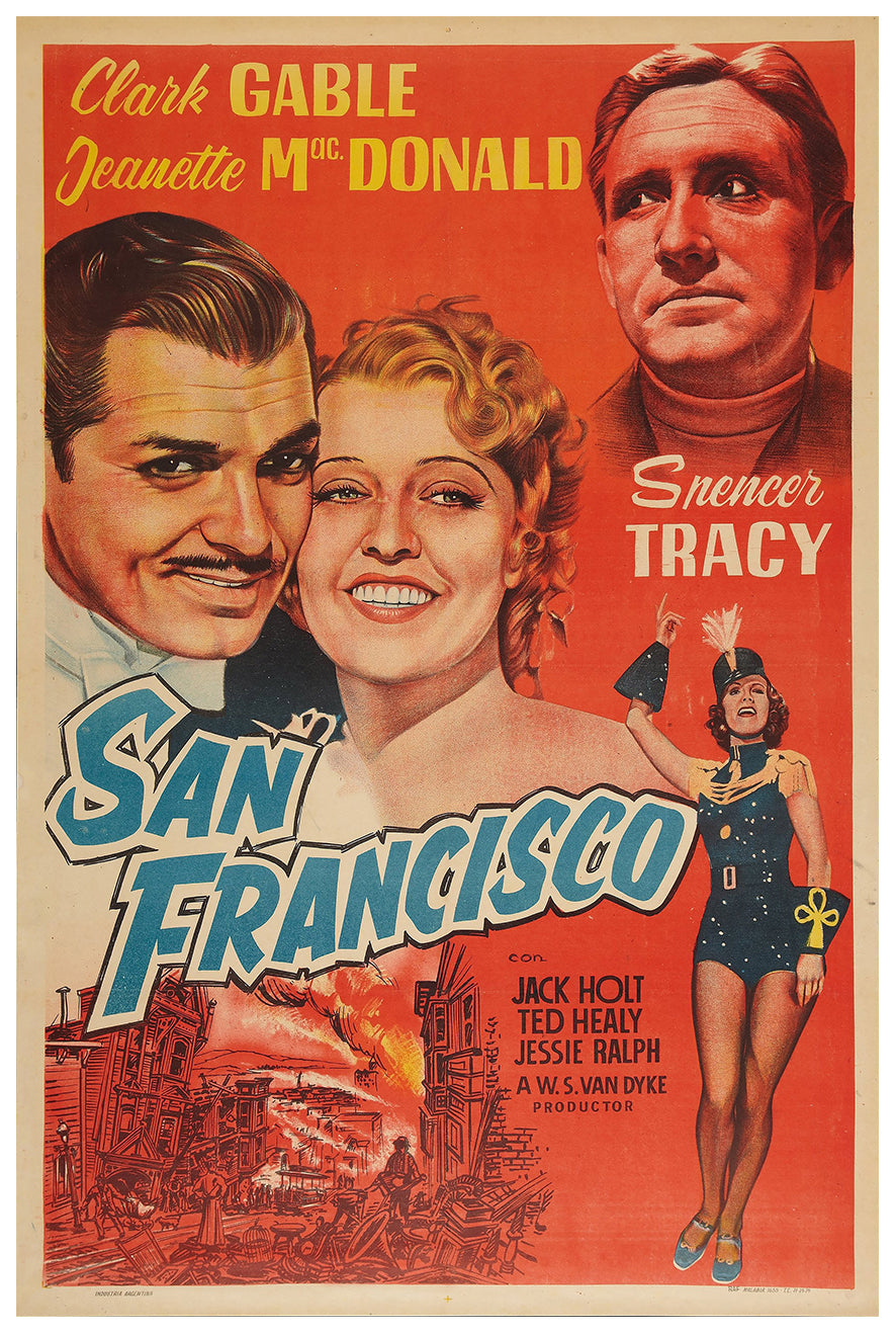San Francisco 1936 - US - v4 - Classic Movie Poster