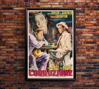 The Bribe 1949 - Italy - v2 - Classic Movie Poster