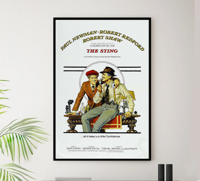 The Sting 1973 - Paul Newman - US (2) - Classic Movie Poster