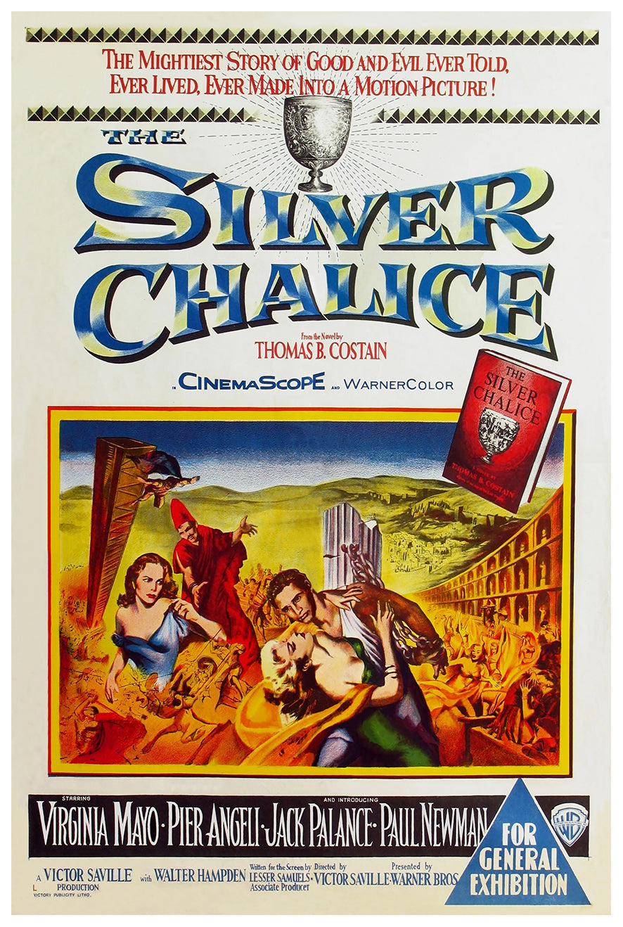 The Silver Chalice 1954 - Paul Newman - Australia - Classic Movie Poster