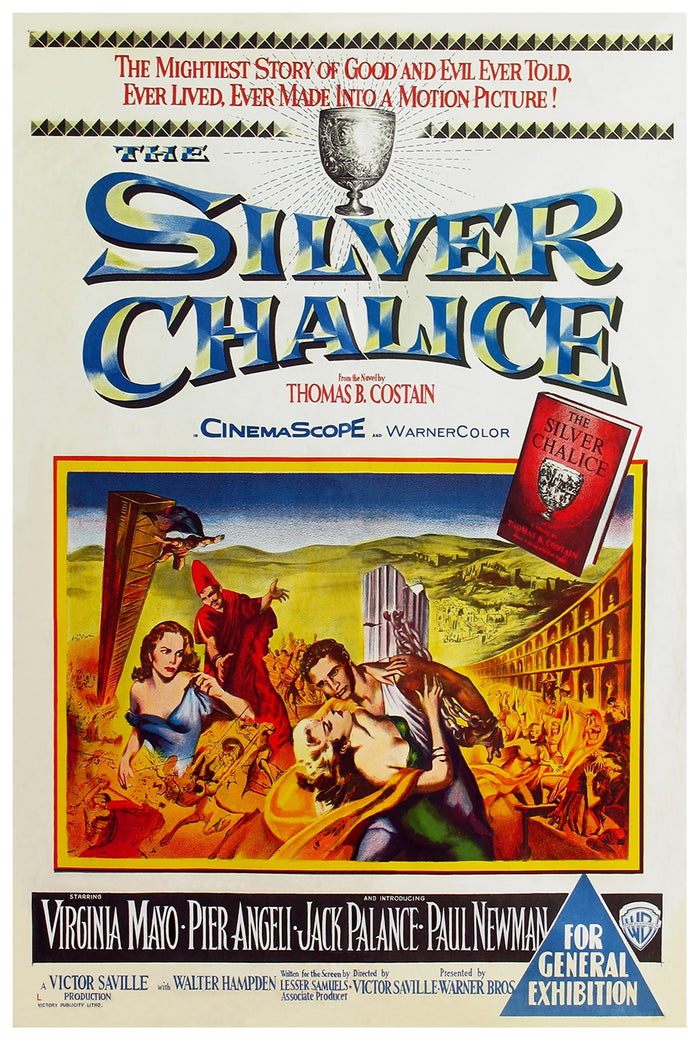 The Silver Chalice 1954 - Paul Newman - Australia - Classic Movie Poster