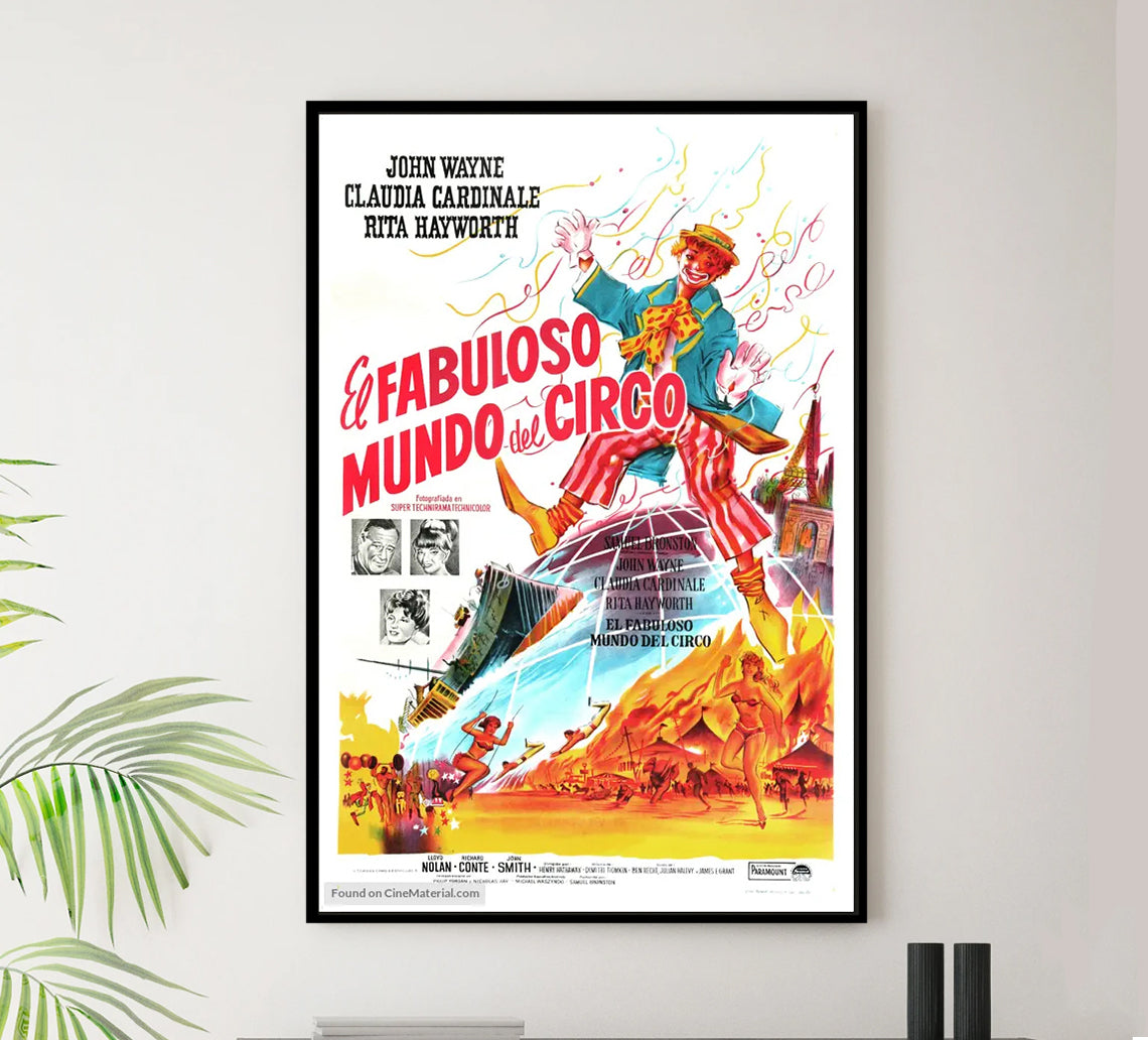 Circus World 1964 - Rita Hayworth - Argentina - Classic Movie Poster