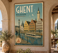 Belgium - Tourism - v1 - Vintage Travel Poster
