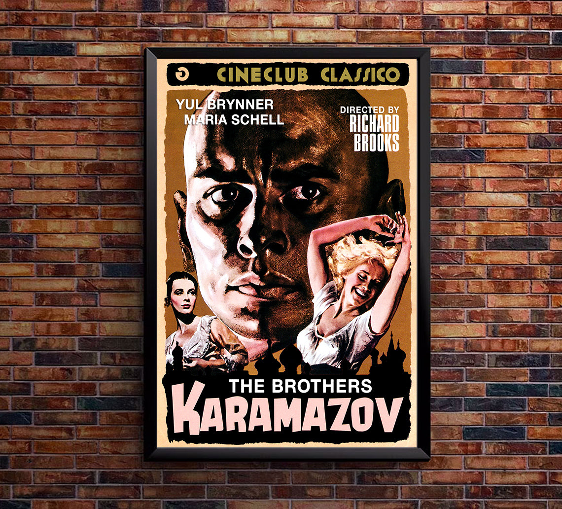 The Brothers Karamazov 1958 - Spain - v3 - Classsic Movie Poster
