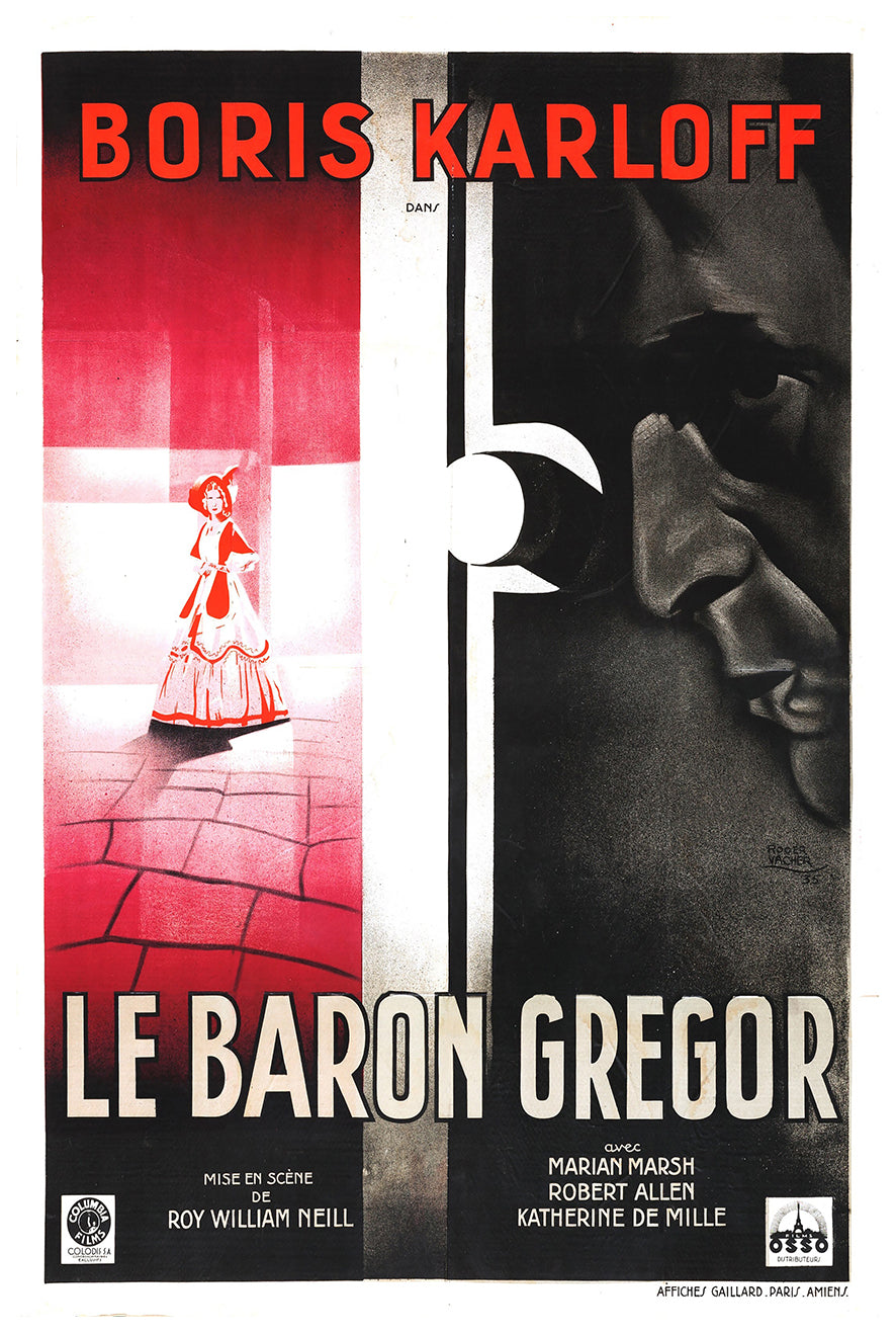 The Black Room 1935 - France - v1 - Classic Movie Poster