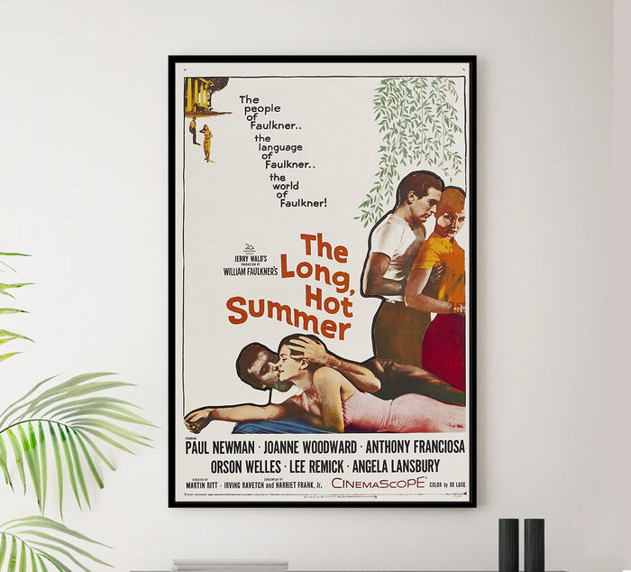 The Long, Hot Summer 1958 - Paul Newman - US - Classic Movie Poster