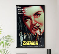 His Kind of Woman 1951 - Spain - v1 - Classic Movie Poster