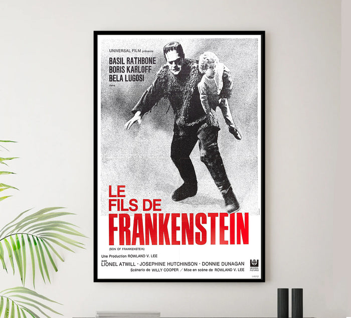 Son of Frankenstein 1939 - France - v2 - Classic Movie Poster