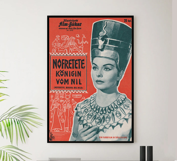 Nefertiti, regina del Nilo 1961 - Germany - v1 - Classic Movie Poster