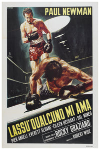 Somebody Up There Likes Me 1956 - Paul Newman - Italy (2) - Classic Movie Poster