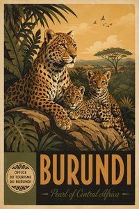 Burundi - Tourism - v1 - Vintage Travel Poster
