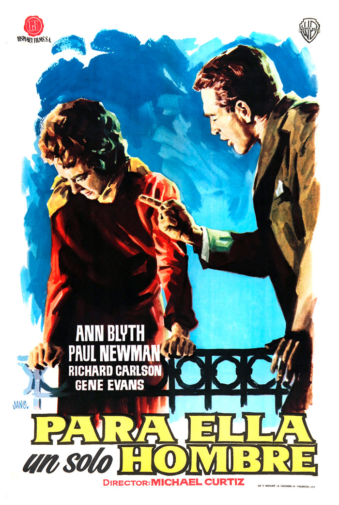 The Helen Morgan Story 1957 - Paul Newman - Spain - Classic Movie Poster