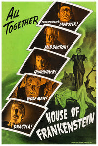 House of Frankenstein 1945 - US - v1 - Classic Movie Poster