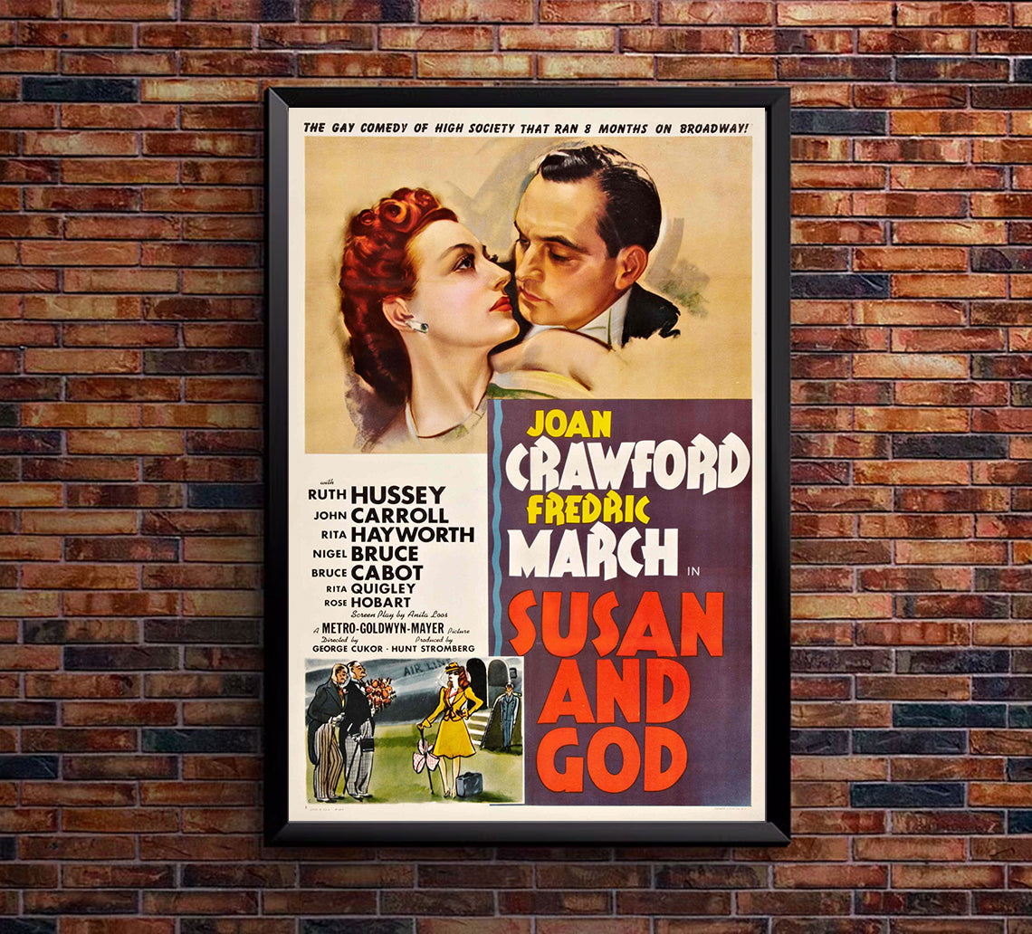 Susan and God 1940 - Rita Hayworth - US - Classic Movie Poster