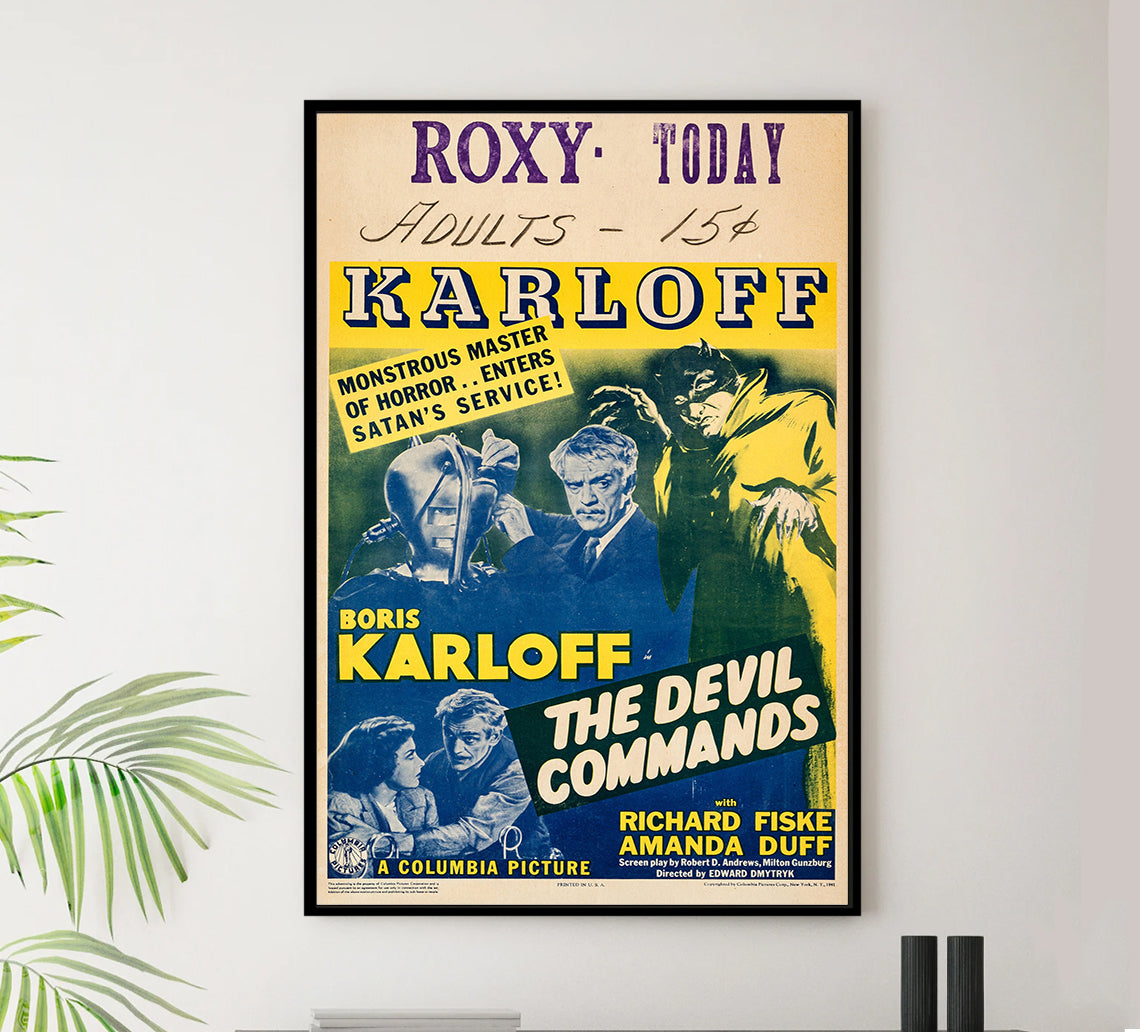 The Devil Commands 1941 - US - v4 - Classic Movie Poster