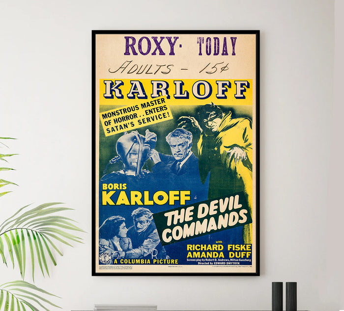 The Devil Commands 1941 - US - v4 - Classic Movie Poster
