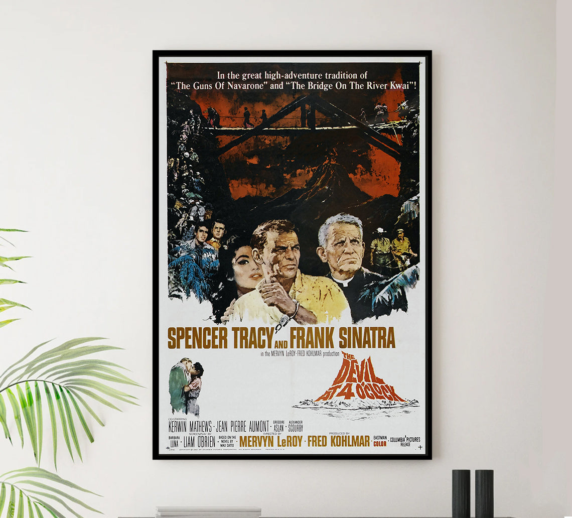 The Devil at 4 O'Clock 1961 - US - v1 - Classic Movie Poster