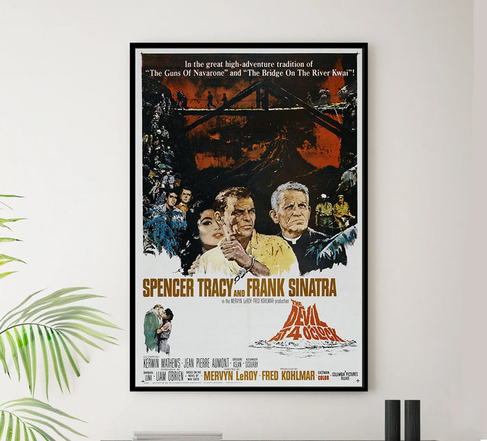 The Devil at 4 O'Clock 1961 - US - v1 - Classic Movie Poster