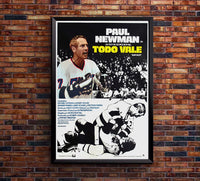 Slap Shot 1977 - Paul Newman - Argentina - Classic Movie Poster