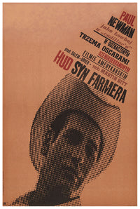 Hud 1963 - Paul Newman - Poland - Classic Movie Poster