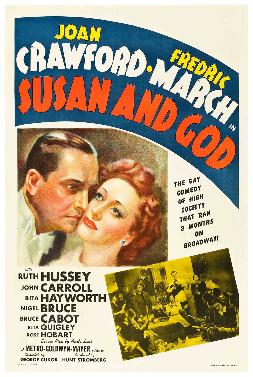 Susan and God 1940 - Rita Hayworth - US (2) - Classic Movie Poster