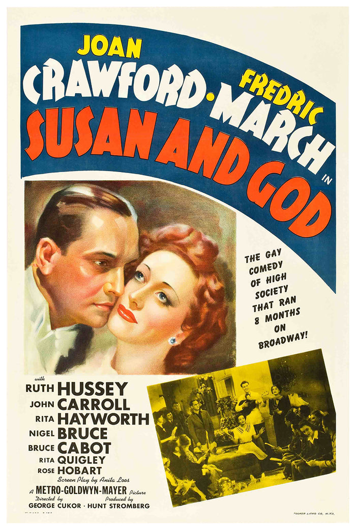 Susan and God 1940 - Rita Hayworth - US (2) - Classic Movie Poster