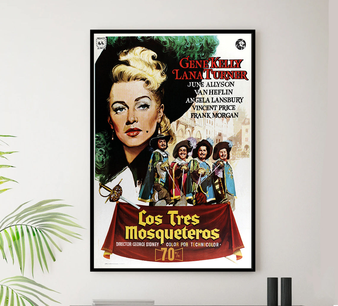 The Three Musketeers 1948 - Spain - v2 - Classic Movie Poster