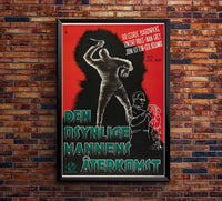 The Invisible Man Returns 1940 - Sweden - v1 - Classic Movie Poster