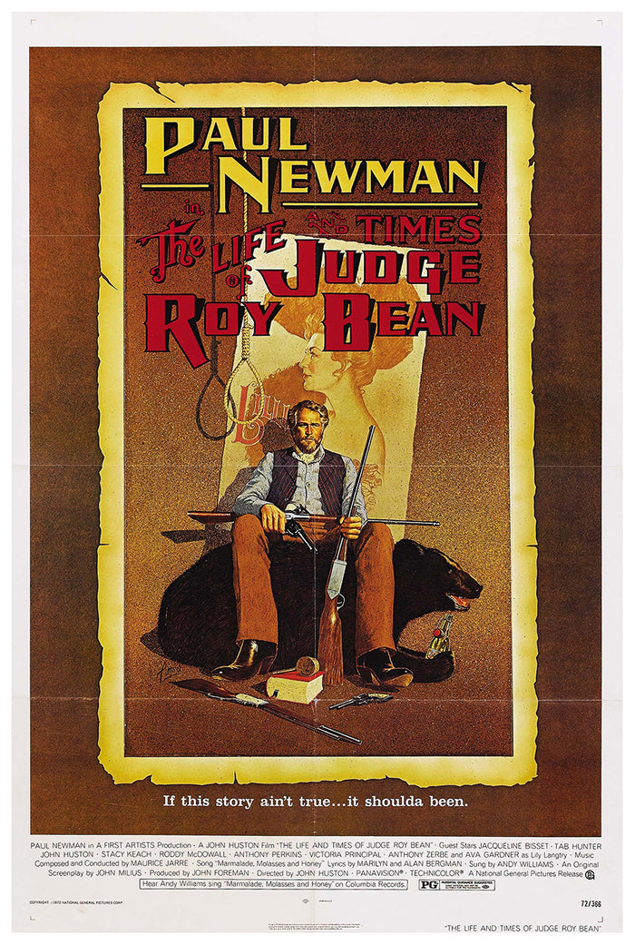 The Life and Times of Judge Roy Bean 1972 - Paul Newman - US - Classic Movie Poster