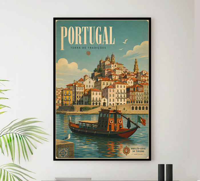 Portugal - Tourism - v1 - Vintage Travel Poster