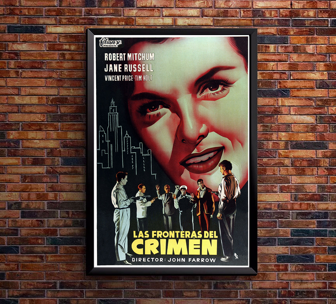 His Kind of Woman 1951 - Spain - v1 - Classic Movie Poster