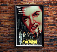 His Kind of Woman 1951 - Spain - v1 - Classic Movie Poster