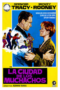 Men of Boys Town 1941 - Spain - v2 - Classic Movie Poster