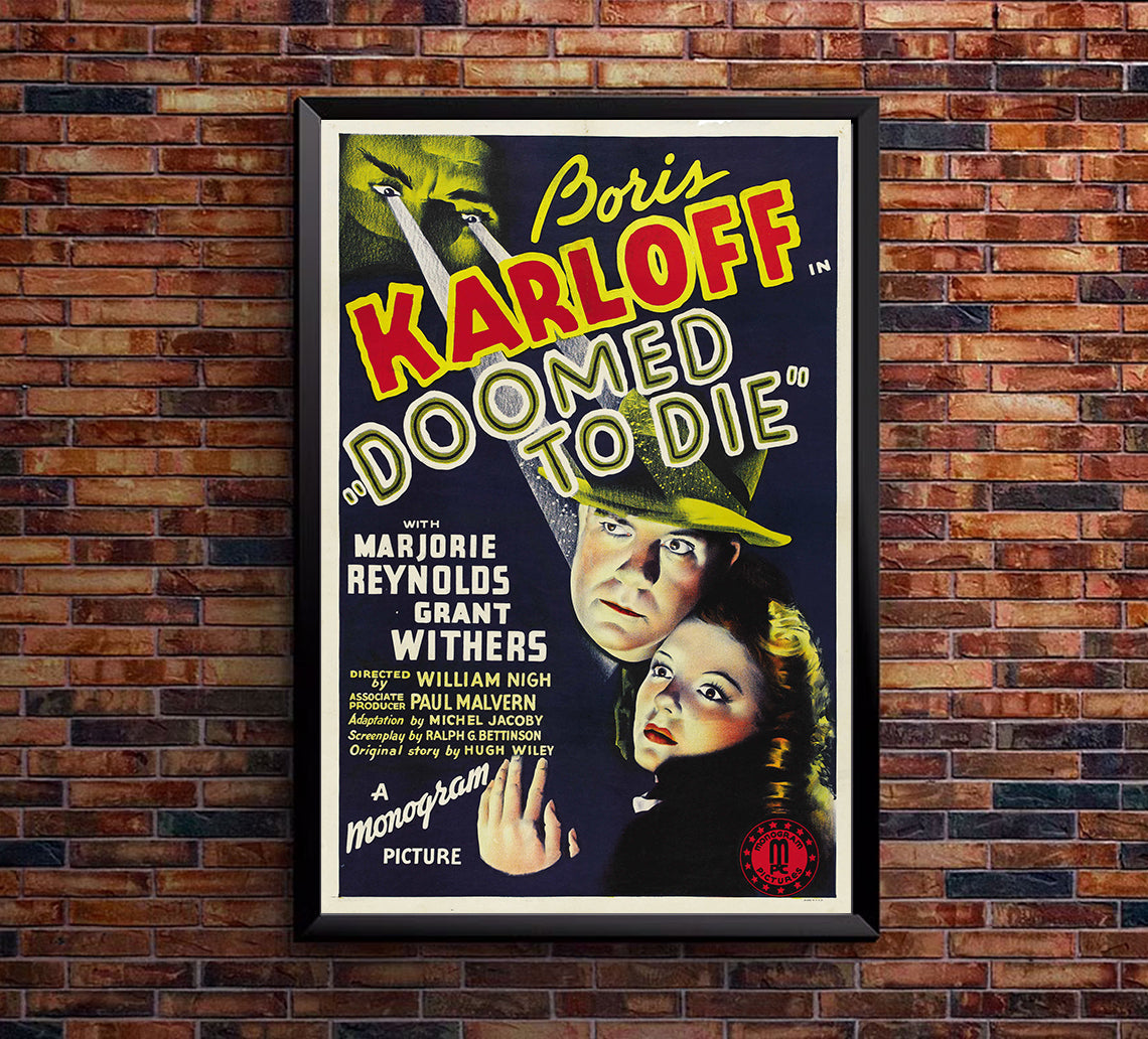 Doomed to Die 1940 - US - v1 - Classic Movie Poster