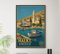 Greece 1 - Tourism - v1 - Vintage Travel Poster