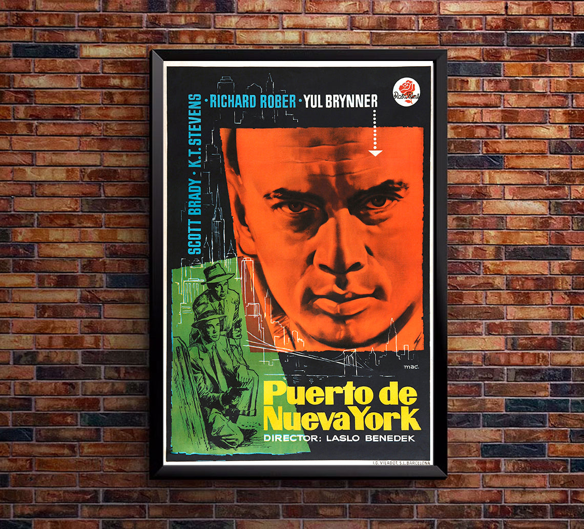 Port of New York 1949 - Spain - v1 - Classsic Movie Poster