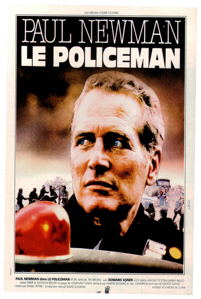 Fort Apache the Bronx 1981 - Paul Newman - France - Classic Movie Poster