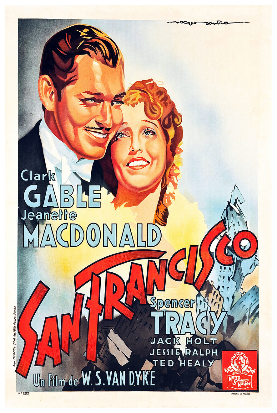 San Francisco 1936 - France - v1 - Classic Movie Poster