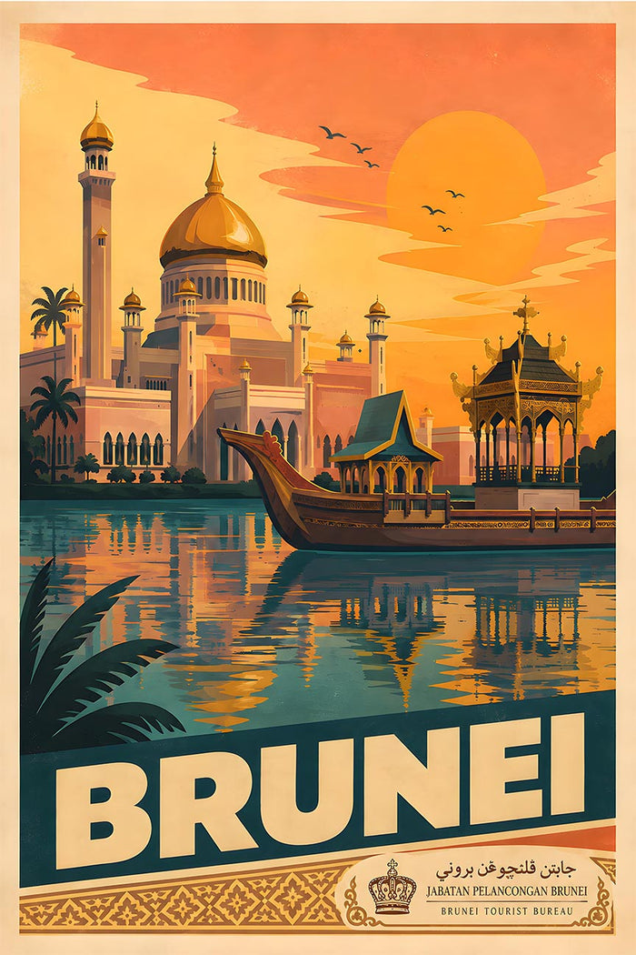 UK - Brunel - Vintage Tourism Travel Poster