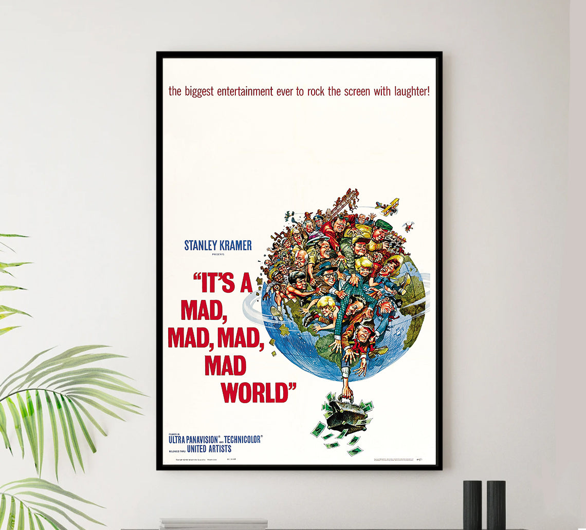It's a Mad Mad Mad Mad World 1963 - US - v1 - Classic Movie Poster