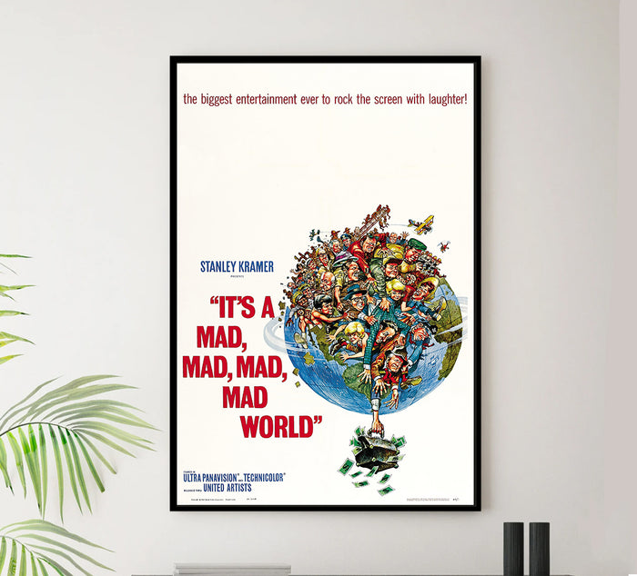It's a Mad Mad Mad Mad World 1963 - US - v1 - Classic Movie Poster